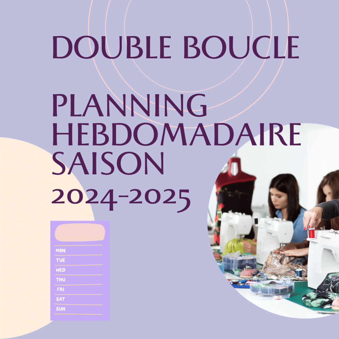 Planning Hebdomaraire saison 2024-2025